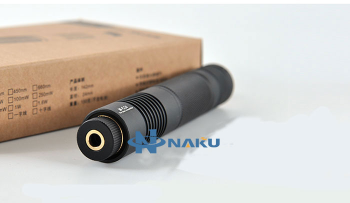 Mobile Operation Without External Power Supply 450nm 1W 1.6W Foucs Adjustable Blue Laser Module Dot